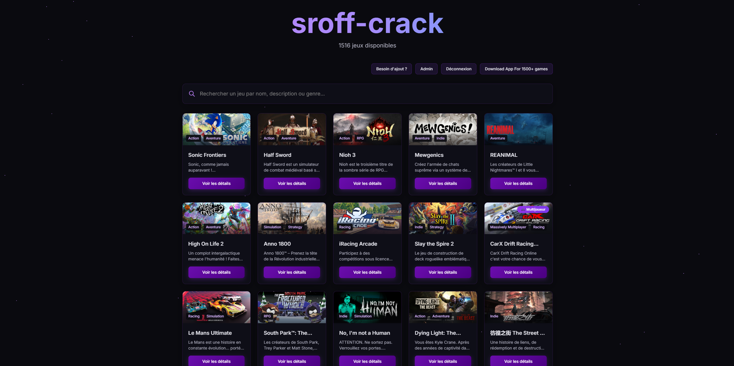 Sroff Crack Games